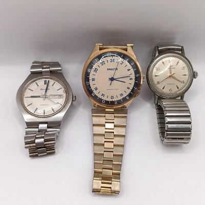 LOT 203: Bestfit System #495 of Spring Bars with (3) Watches