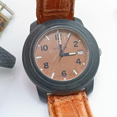 LOT 204: Collection of Vintage Wristwatches- Wenger Swiss, Joseph West & More