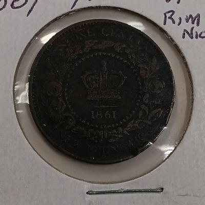 LOT 213: Set of (22) Nova Scotia and New Brunswick One Cent Coins 1861 - 1864