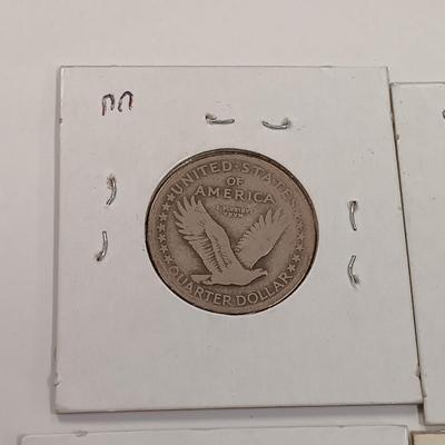 LOT 216: Set of (24) Liberty Standing Quarters 1917 - 1930