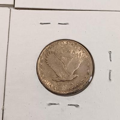 LOT 216: Set of (24) Liberty Standing Quarters 1917 - 1930