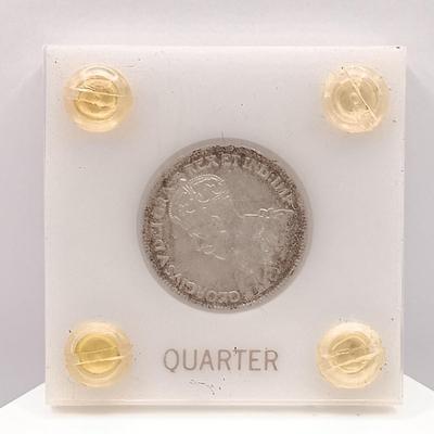 LOT 221: Royal Canadian Mint 1985 Silver Dollar, 1919 Canadian Quarter & 1963 and 1967 UK Pennies