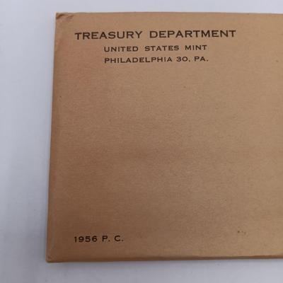LOT 229: SEALED Set of (2) Treasury Department 1956 P. C. Coins Proof sets