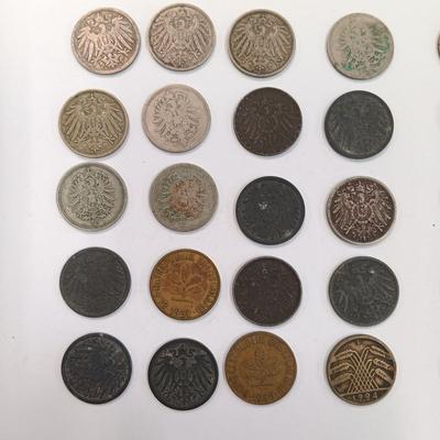 LOT 232: Collection of Vintage German Coins