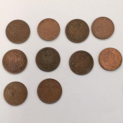 LOT 232: Collection of Vintage German Coins