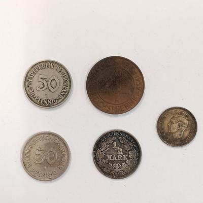 LOT 232: Collection of Vintage German Coins
