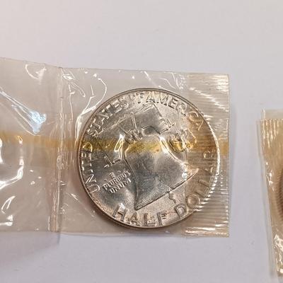 LOT 236: Set of (5) Benjamin Half Dollars 1953 - 1954