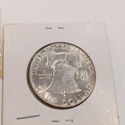 LOT 236: Set of (5) Benjamin Half Dollars 1953 - 1954