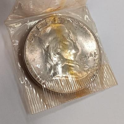 LOT 236: Set of (5) Benjamin Half Dollars 1953 - 1954