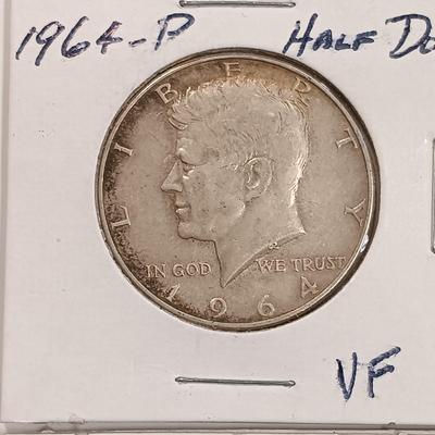 LOT 239: Set of (6) Silver 1964 Half Dollars