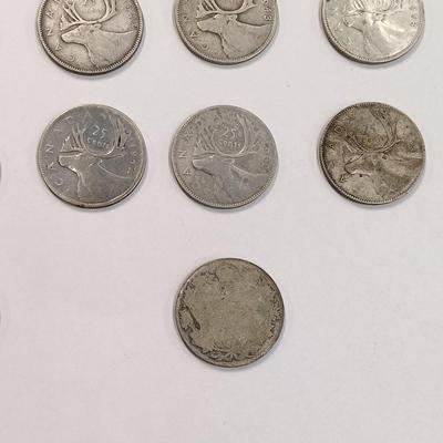 LOT 240: Set of (22) Canadian Silver Quarters