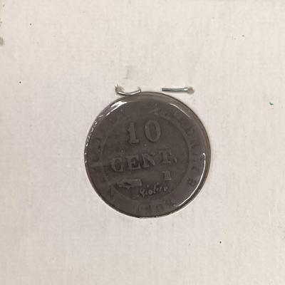 LOT 241: Napoleon I 10 Cent Coin 1808