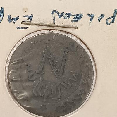 LOT 241: Napoleon I 10 Cent Coin 1808