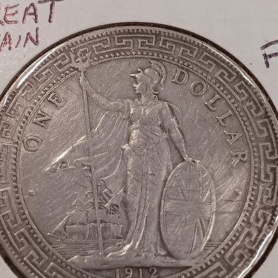 LOT 242: British Trade Dollar 1912