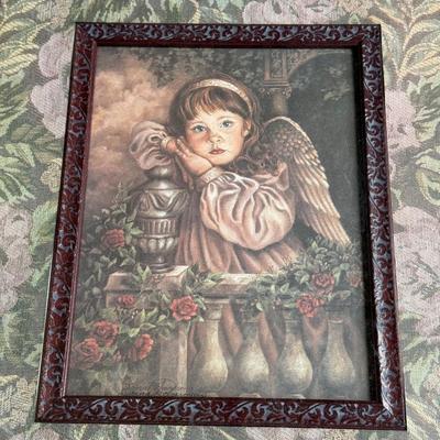 LOT 46D: Vintage Donna Richardson (American, Contemporary) Signed Hope "Gardens of Innocence" Print