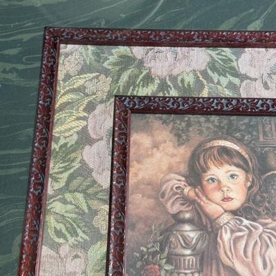 LOT 46D: Vintage Donna Richardson (American, Contemporary) Signed Hope "Gardens of Innocence" Print
