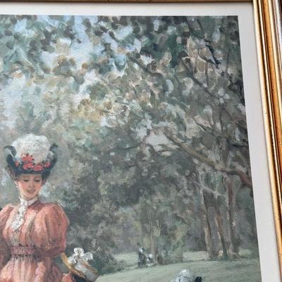 LOT 52L: "A Walk in the Park" by Alan Maley (British, 1931-1995) Limited Edition Signed & Hand Numbered Lithograph (485/500)