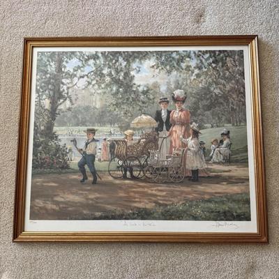 LOT 52L: "A Walk in the Park" by Alan Maley (British, 1931-1995) Limited Edition Signed & Hand Numbered Lithograph (485/500)
