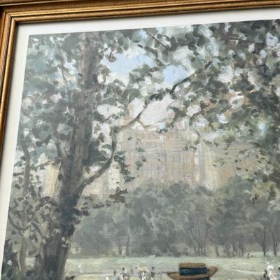 LOT 52L: "A Walk in the Park" by Alan Maley (British, 1931-1995) Limited Edition Signed & Hand Numbered Lithograph (485/500)