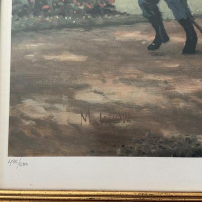 LOT 52L: "A Walk in the Park" by Alan Maley (British, 1931-1995) Limited Edition Signed & Hand Numbered Lithograph (485/500)