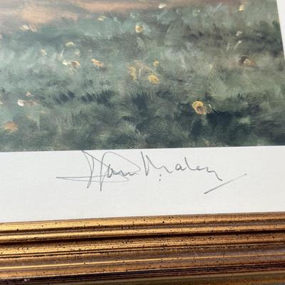 LOT 52L: "A Walk in the Park" by Alan Maley (British, 1931-1995) Limited Edition Signed & Hand Numbered Lithograph (485/500)