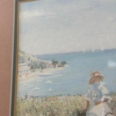 LOT 54L: Four Framed Vintage Beach Prints by Paul E Legrand (French 1860-1951) & René Legrand (French, 1923-1996)