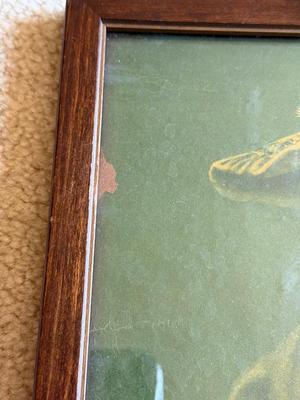 LOT 101L: Vintage Framed Self-Portrait, Portrait of Saskia Van Uylenborch & "Woman in the Window" Monochrome Rembrandt...