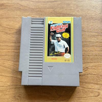 LOT 103F: 1980s-1990s Nintendo Entertainment System NES Game Cartridges: Lee Trevino's Fighting Golf, Nintendo Sports Series Golf,...