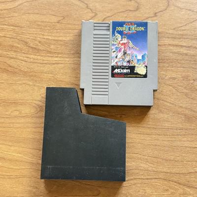 LOT 106F: 1980s-90s NES Game Cartridges: Double Dragon II, Double Dragon III, Ninja the II, Cybernoid & Contra