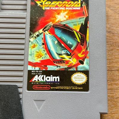 LOT 106F: 1980s-90s NES Game Cartridges: Double Dragon II, Double Dragon III, Ninja the II, Cybernoid & Contra
