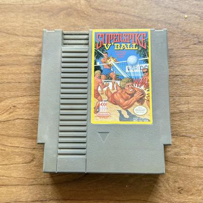 LOT 107F: 1980s-90s NES Game Cartridges: Arch Rivals, Turbo Racing, Superspike V'Ball, Blades of Steel, California Games