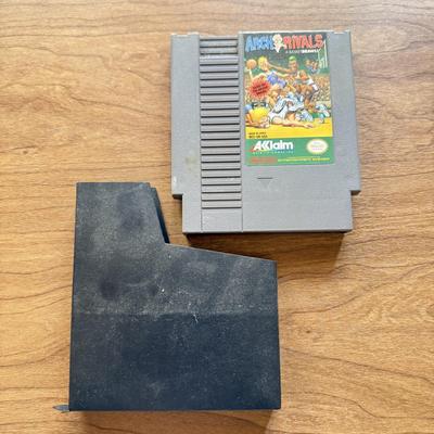 LOT 107F: 1980s-90s NES Game Cartridges: Arch Rivals, Turbo Racing, Superspike V'Ball, Blades of Steel, California Games