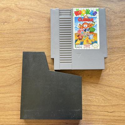 LOT 108F: 1980s-90s NES Game Cartridges: Wheel of Fortune, Millipede, Teenage Mutant Ninja Turtles, Kickle Cubicle, Disney's The...