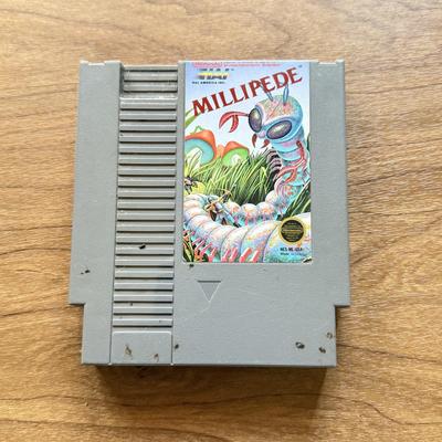 LOT 108F: 1980s-90s NES Game Cartridges: Wheel of Fortune, Millipede, Teenage Mutant Ninja Turtles, Kickle Cubicle, Disney's The...