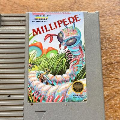 LOT 108F: 1980s-90s NES Game Cartridges: Wheel of Fortune, Millipede, Teenage Mutant Ninja Turtles, Kickle Cubicle, Disney's The...
