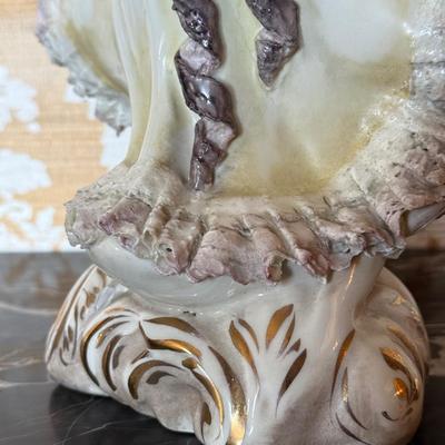 LOT 109D: Vintage circa 1940s Cybis Cordey Porcelain Can Can Dancer Figurine w/ Dresden Lace