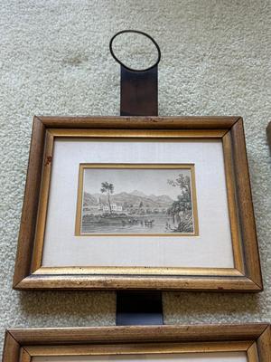 LOT 112L: Framed Prints of 19th Century Engravings by a Variety of Artists depicting Scenes in Europe (Wales, France, Germany)