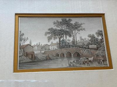 LOT 112L: Framed Prints of 19th Century Engravings by a Variety of Artists depicting Scenes in Europe (Wales, France, Germany)