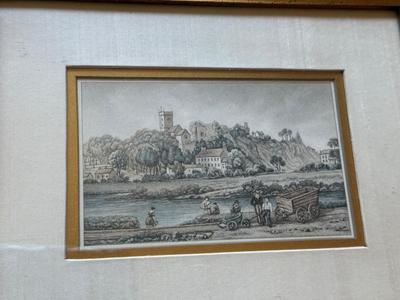 LOT 112L: Framed Prints of 19th Century Engravings by a Variety of Artists depicting Scenes in Europe (Wales, France, Germany)