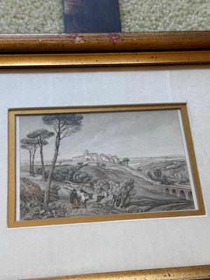 LOT 112L: Framed Prints of 19th Century Engravings by a Variety of Artists depicting Scenes in Europe (Wales, France, Germany)