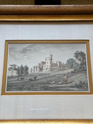 LOT 112L: Framed Prints of 19th Century Engravings by a Variety of Artists depicting Scenes in Europe (Wales, France, Germany)