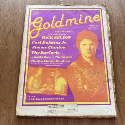LOT 113F: Vintage 1980-1981 Goldmine Music Magazines: Elvis Presley, Bob Dylan, The Surfaries, Ray Charles