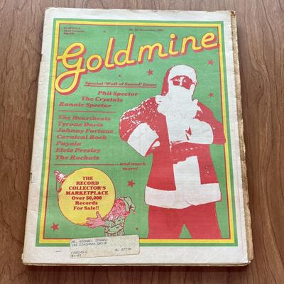 LOT 113F: Vintage 1980-1981 Goldmine Music Magazines: Elvis Presley, Bob Dylan, The Surfaries, Ray Charles