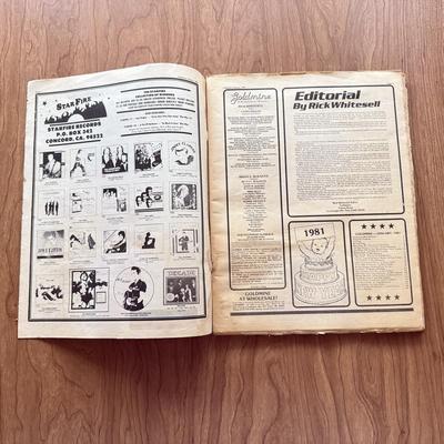 LOT 113F: Vintage 1980-1981 Goldmine Music Magazines: Elvis Presley, Bob Dylan, The Surfaries, Ray Charles