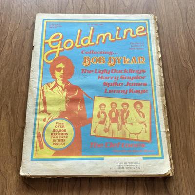 LOT 113F: Vintage 1980-1981 Goldmine Music Magazines: Elvis Presley, Bob Dylan, The Surfaries, Ray Charles