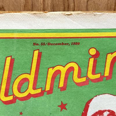 LOT 113F: Vintage 1980-1981 Goldmine Music Magazines: Elvis Presley, Bob Dylan, The Surfaries, Ray Charles