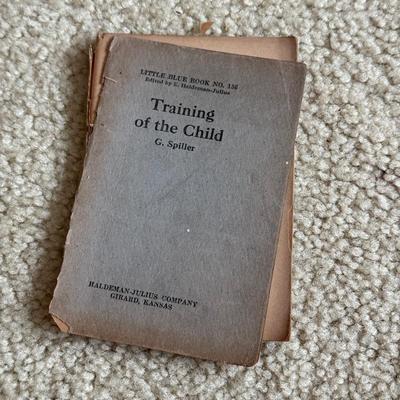 LOT 119F: 1916 Antique Children’s Book “Our Story Book,” 1920s Antique Little Blue Book Mini Paper Back Books (13) & 1940s A Tale of...
