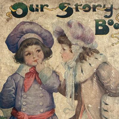 LOT 119F: 1916 Antique Children’s Book “Our Story Book,” 1920s Antique Little Blue Book Mini Paper Back Books (13) & 1940s A Tale of...