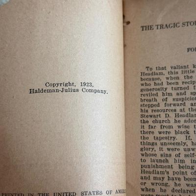 LOT 119F: 1916 Antique Children’s Book “Our Story Book,” 1920s Antique Little Blue Book Mini Paper Back Books (13) & 1940s A Tale of...