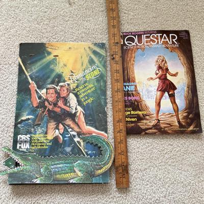 LOT 120F: Early 1930s "Equity" AEA Magazines, 1979 Questar Issue #4 w/ George Romero & James Bond Articles & 1984...